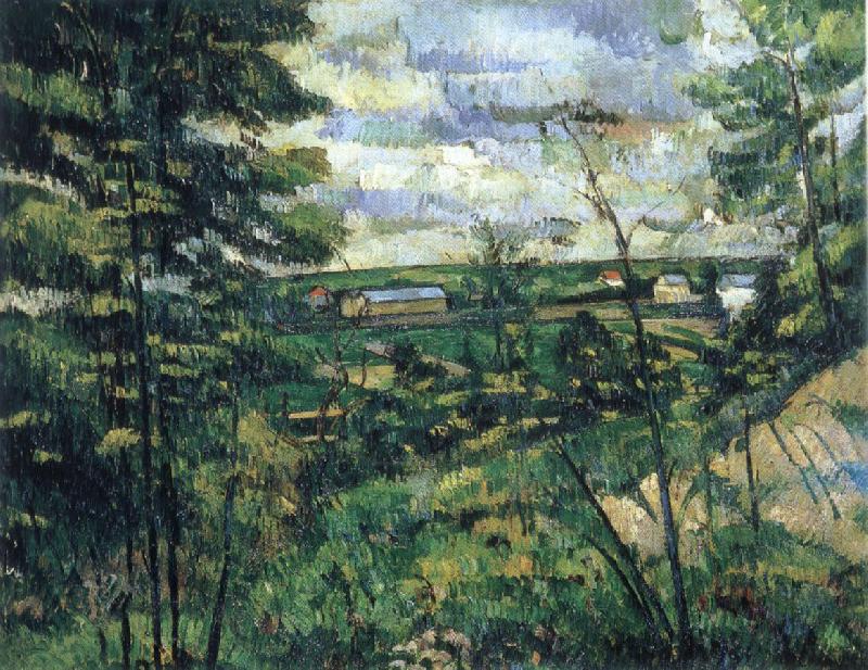Paul Cezanne oise valley Spain oil painting art